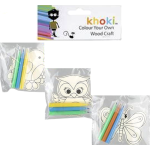Colour your own Mini Wood Craft